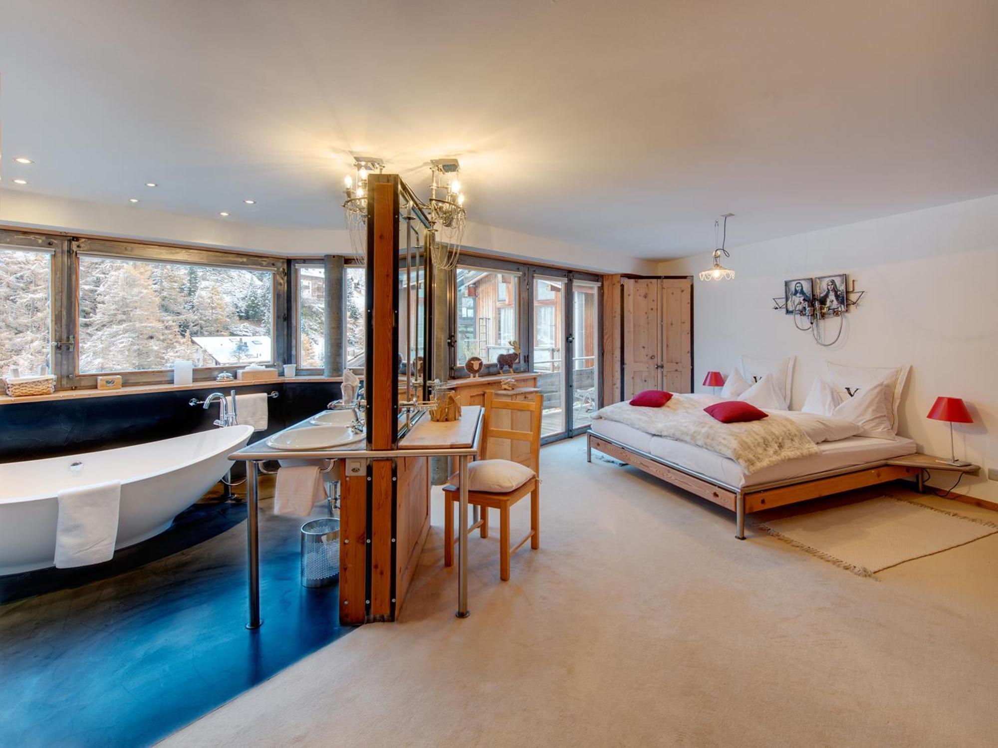 Backstage Hotel Serviced Apartments Zermatt Exterior foto