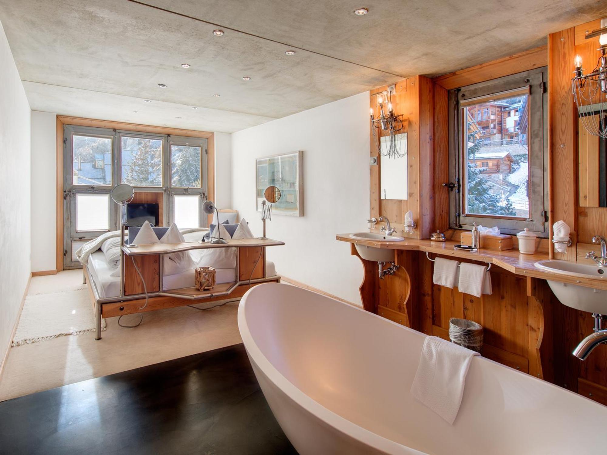 Backstage Hotel Serviced Apartments Zermatt Exterior foto