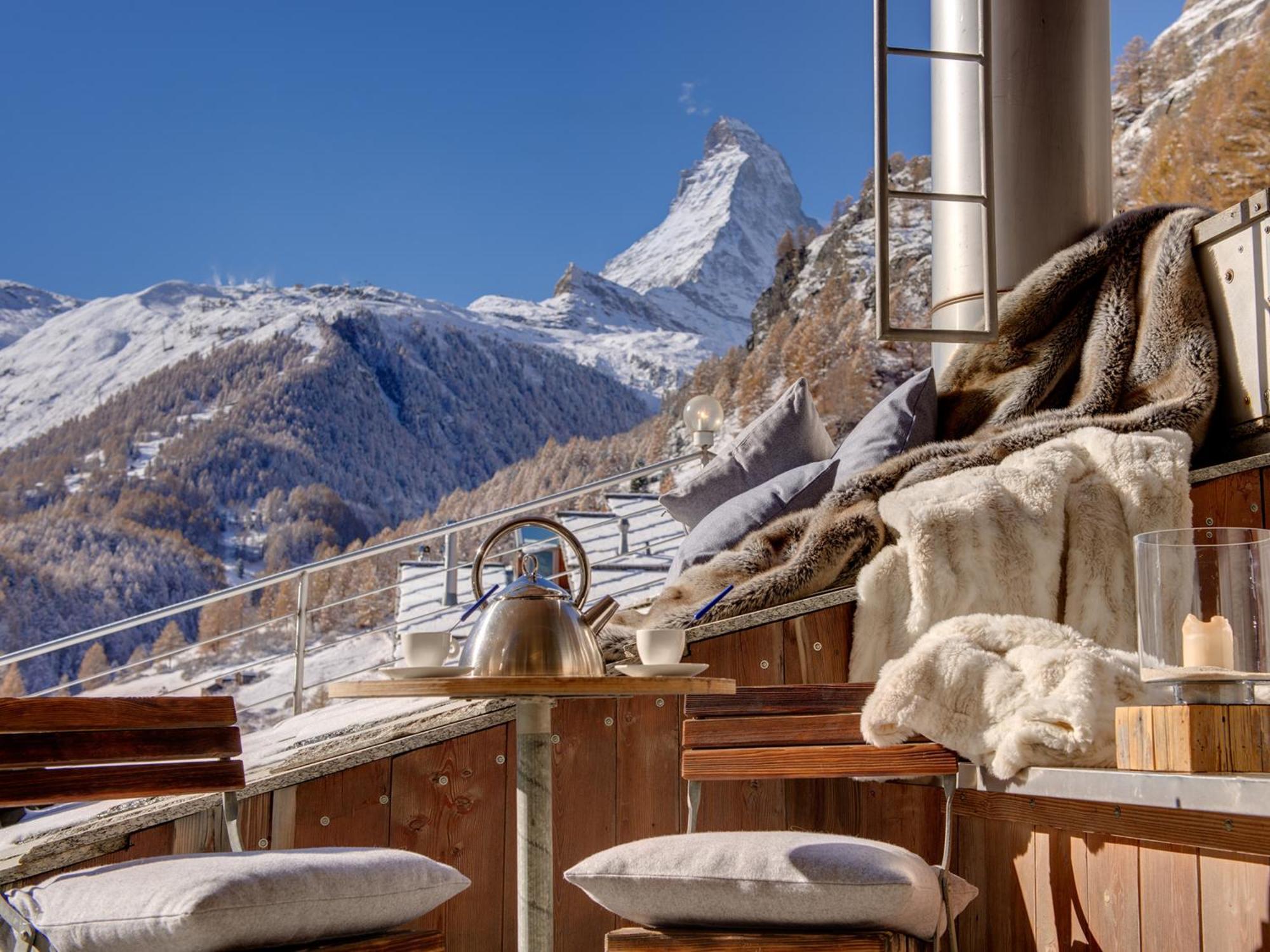 Backstage Hotel Serviced Apartments Zermatt Exterior foto
